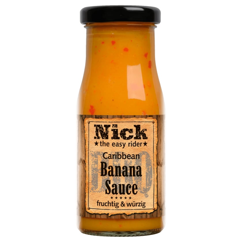 Nick Caribbean BBQ-Banana Sauce 140ml